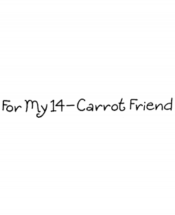 14-Carrot Friend Wood Mount Stamp E3-34002E