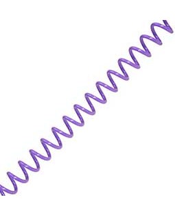 8mm Open Stock Plastic Coil, Lilac