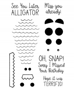Alligator Maker Clear Stamp Set - 11456MC