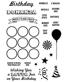 Birthday Bonanza Clear Stamp Set - 11338MC