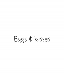 Bugs & Kisses Wood Mount Stamp D4-2921D