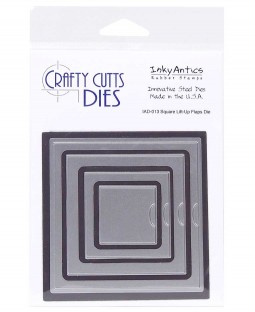 Crafty Cutts Die: Square Lift-Up Flaps IAD-013