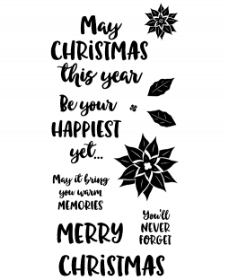 Happiest Christmas Clear Stamp Set 11386LC