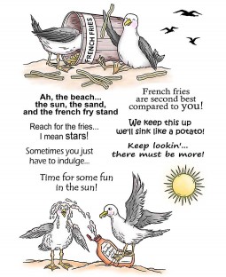 Seagulls Clear Stamp Set - 11520MC