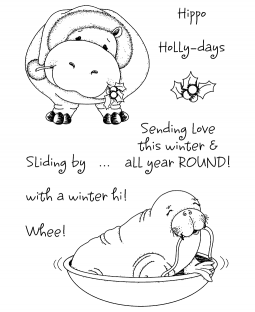 Holiday BaZooples #4 Clear Stamp Set 11067MC