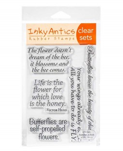 Inky Antics Clear Stamp Set: Butterflies & Bees 11513MC