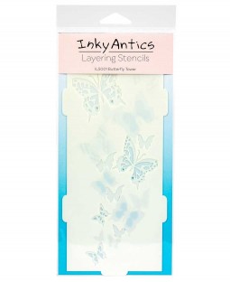 Inky Antics Layering Stencils: Butterfly Tower ILS001