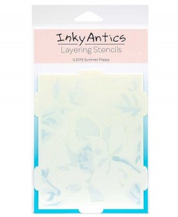 Inky Antics Layering Stencils: Summer Poppy ILS013