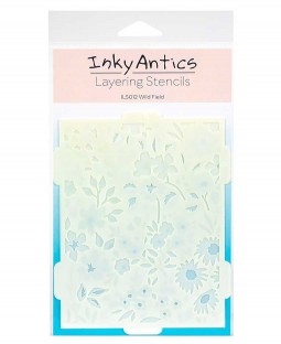 Inky Antics Layering Stencils: Wild Field ILS012