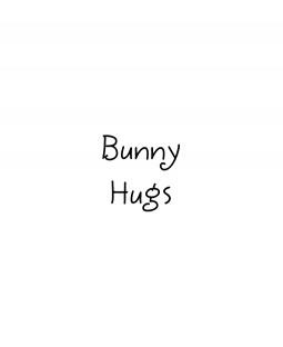 Janie Miller Bunny Hugs Wood Mount Stamp C1-0015C