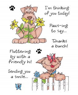 Delightful Dogs #3 Clear Stamp Set - 11076MC
