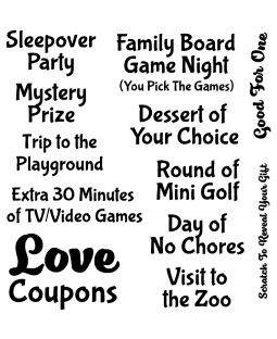 Love Coupon Add-ons Clear Stamp Set - 11335SC