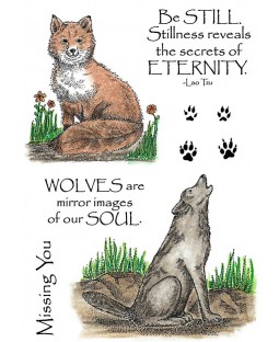 Fox & Wolf Clear Stamp Set 11283MC