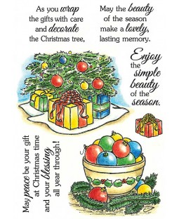 Ornaments & Gifts Clear Stamp Set - 11211MC
