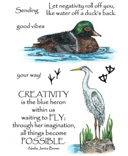 Water Fowl Clear Stamp Set 11284MC