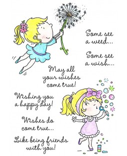 Nicola Storr Bubbles & Wishes Clear Stamp Set - 11323MC