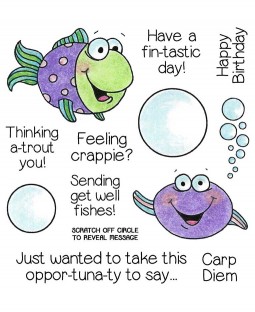 Bubbly Fish Clear Stamp Set - 11368SC