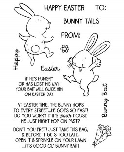 Bunny Bait & Tails Clear Stamp Set - 11495MC