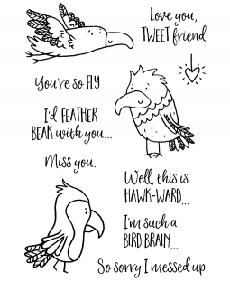 Feathered Friends Clear Stamp Set 11431MC
