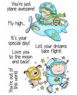 Flying High Clear Stamp Set - 11328MC