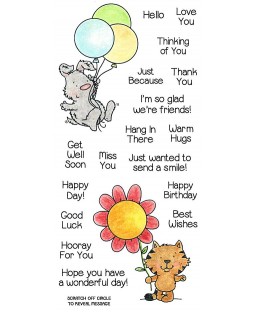 Furry Friendship Clear Stamp Set - 11333LC