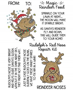 Rudolph and Reindeer Treats Clear Stamp Set - 11481MC