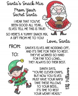 Santa and Elf Treats Clear Stamp Set: 11480MC