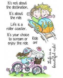 Taking A Ride Clear Stamp Set - 11327MC