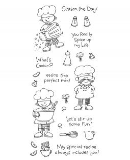 Prepping Chefs Clear Stamp Set 10961LC
