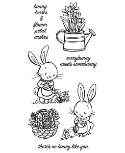 Shirley Ng-Benitez Spring Bunnies Clear Stamp Set 11504LC