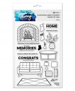 Simon Hurley Clear Stamp Set: Welcome Home HUR78166