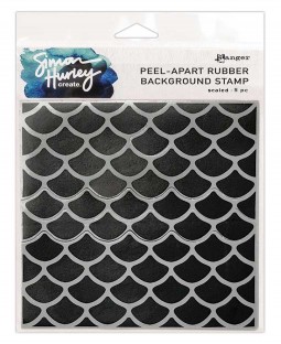 Simon Hurley Peel-Apart Background Stamp: Scaled HUR78760