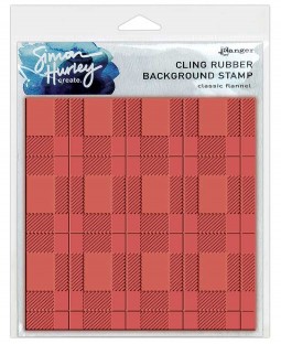 Simon Hurley Background Stamp: Classic Flannel HUR67474
