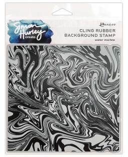 Simon Hurley Background Stamp: Water Marble HUR75486