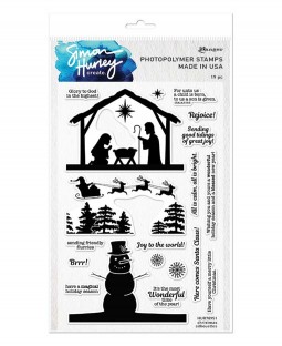 Simon Hurley Clear Stamp Set: Christmas Silhouettes HUR78951