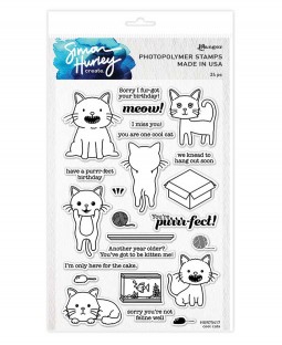 Simon Hurley Clear Stamp Set: Cool Cats HUR75417