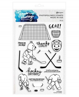 Simon Hurley Clear Stamp Set: Hockey Buddies HUR76834