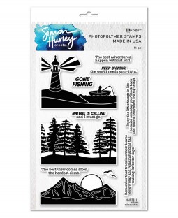 Simon Hurley Clear Stamp Set: Nature Silhouettes HUR78111