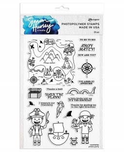 Simon Hurley Clear Stamp Set: Pirate Party HUR78784