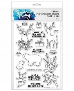 Simon Hurley Clear Stamp Set: Winter Wonderland HUR82330