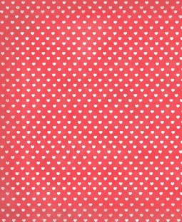 Sweethearts Cherry 8 1/2" x 11" Printed Cardstock - PAC010