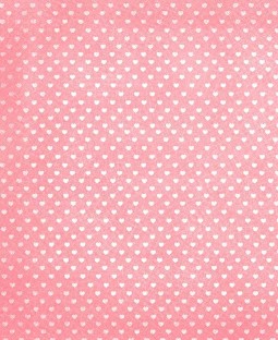 Sweethearts Cotton Candy 8 1/2" x 11" Printed Cardstock - PAC011