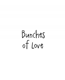 Bunches of Love Wood Mount Stamp D3-0203D