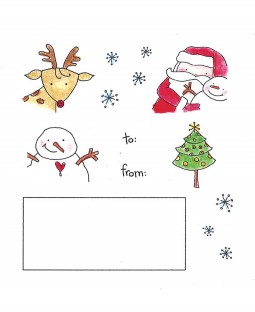 Tammy DeYoung Christmas Gift Tags Clear Stamp Set 11001SC