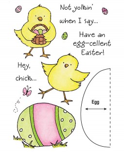 Easter Chick Clear Stamp Set 11030MC