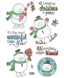 Tammy DeYoung Festive Snowguys Clear Stamp Set 11189MC