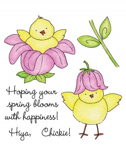 Tammy DeYoung Flower Chick Clear Stamp Set 11095SC