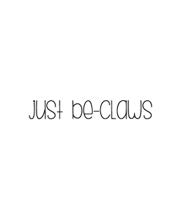 Just Be-claws Wood Mount Stamp D6-4944D