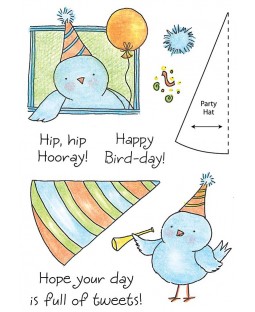 Party Birdy Clear Stamp Set 11172MC