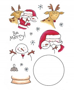 Santa & Pals Clear Stamp Set 11003MC